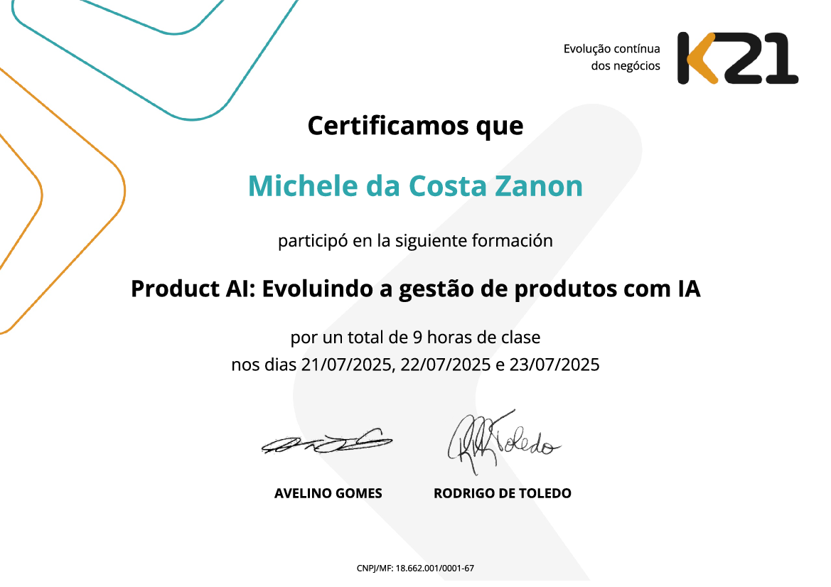 Certificado K21
